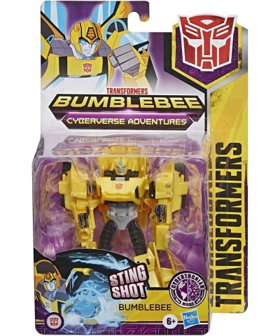 Bumblebee Cyberverse Adventures Action Attackers Warrior Class Bumblebee Action Figure Sting Shot Move 5.4-inch $32.39 Action...