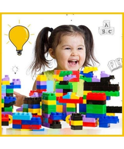 Large Blocks for Toddlers/Kids Stackable Multi-Colored Interlocking Toys Safe Non-Toxic Plastic Bright Colors Waterproof Boys...