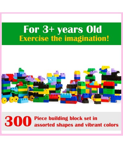 Large Blocks for Toddlers/Kids Stackable Multi-Colored Interlocking Toys Safe Non-Toxic Plastic Bright Colors Waterproof Boys...