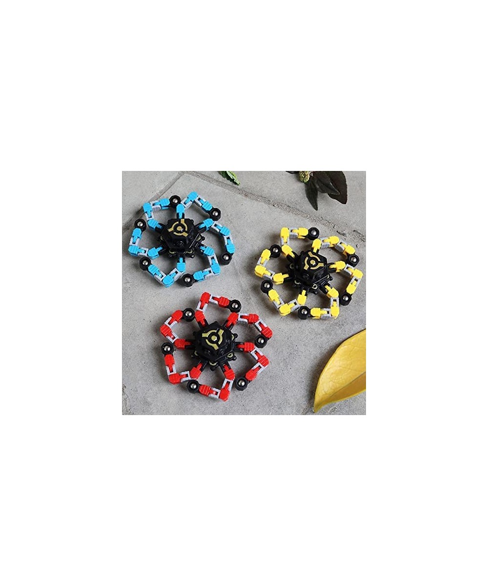 3 Pack Fidget Spinners Transformable Fingertip Gyro DIY Robot Fingertip Spinner Gyro Fidget Spinners for Kids Anxiety Stress ...