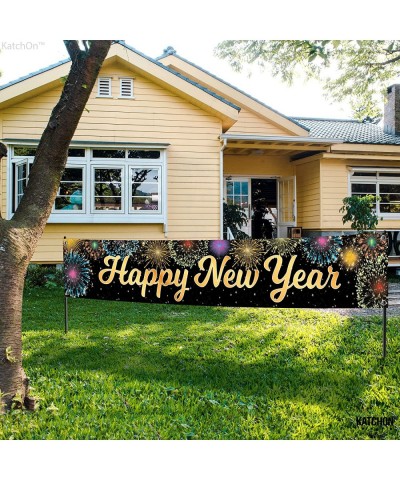 XtraLarge Happy New Year Yard Sign - 120x20 Inch Happy New Year Banner 2023 | Happy New Year Decorations 2023 | Happy New Yea...