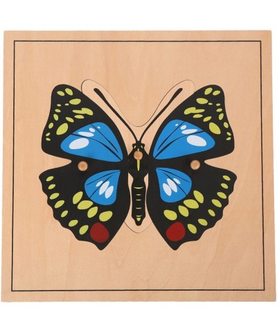 Elite Montessori Nature Materials Butterfly Puzzle for Early Preschool Learning Toy $27.04 Floor Puzzles