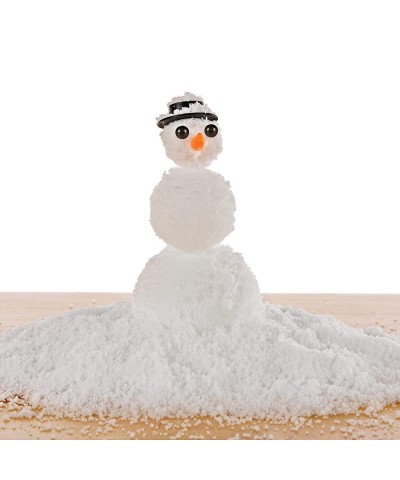 Steve Spangler Snowman Science Starter Kit – Fun Science Kit for Kids Simple and Safe – Makes Realistic Fluffy Snow in Second...