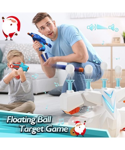 Floating Ball Targets with 2 Foam Blaster Toy 10 Floating Balls 5 Flip Targets and 24 Refill Darts Shooting Practice Game for...