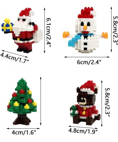 4 Pack Christmas Building Block Toys for Kids Boys Girls Teens Christmas Stocking Stuffers Gifts $42.75 Toy Building Sets