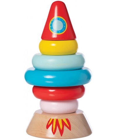 Stacker Rocket Baby and Toddler 7 Piece Magnetic Wooden Stacking Toy Set $39.17 Early Development & Activity Toys