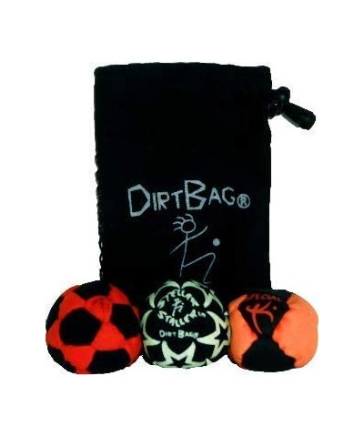 Medley Footbag 3-Pack with Pouch 100% Handmade Premium Quality Bright Vivid Colors Signature Carry Bag $49.06 Toy Sports Prod...