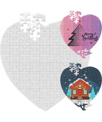 Sublimation Puzzles Blanks with 75 Pieces Heart Sublimation Blank Jigsaw Puzzle Pack of 8 Glossy White Puzzles $14.99 Jigsaw ...