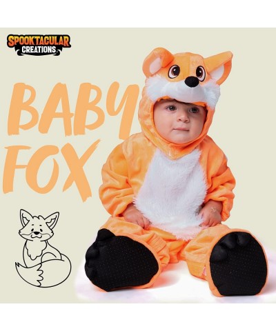 Halloween Baby Fox Costume Unisex Toddler Fox Onesie Jumpsuit for Halloween Dress Up Party-1824 $43.94 Kids' Costumes