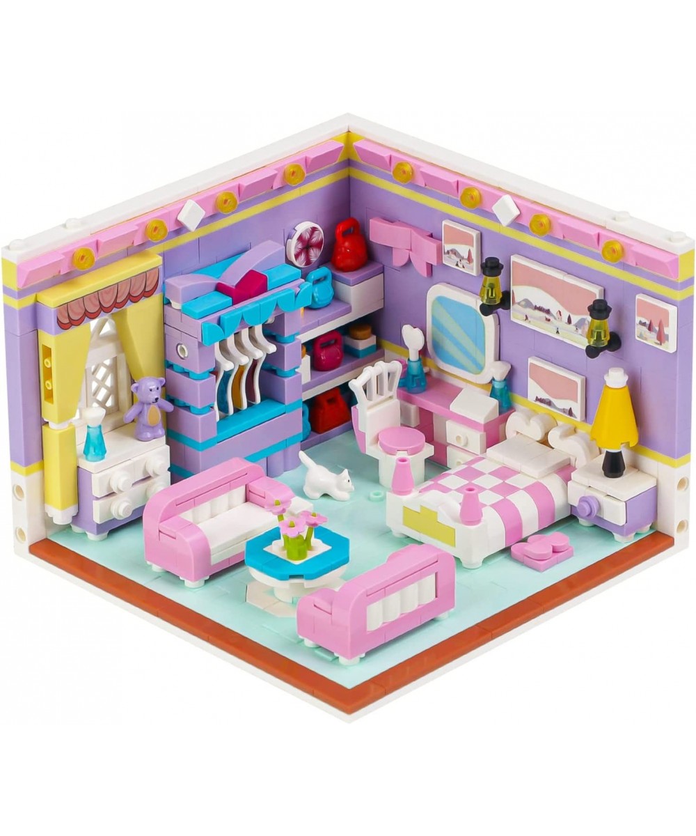 Friends House Building Block Sets Girls Mini Bedroom Friendship Playhouse Apartment Bricks Kit Birthday for Adults Kids 8-12 ...