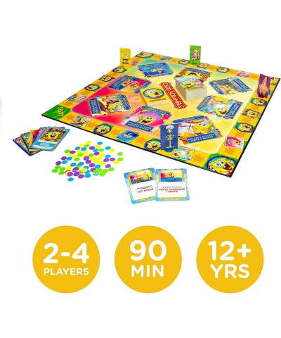 SpongeBob Card Scramble Board Game - Fun Family Party Game for Kids Teens & Adults - Entertaining Game Night Gift - Officiall...