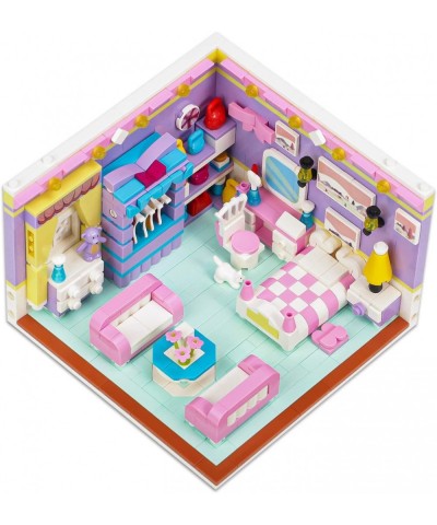 Friends House Building Block Sets Girls Mini Bedroom Friendship Playhouse Apartment Bricks Kit Birthday for Adults Kids 8-12 ...