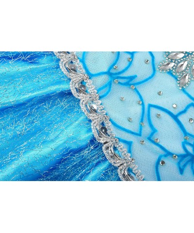 Costume for Girls Queen Dress Up Princess Party Dress with Accessories Blue $35.22 Kids' Costumes