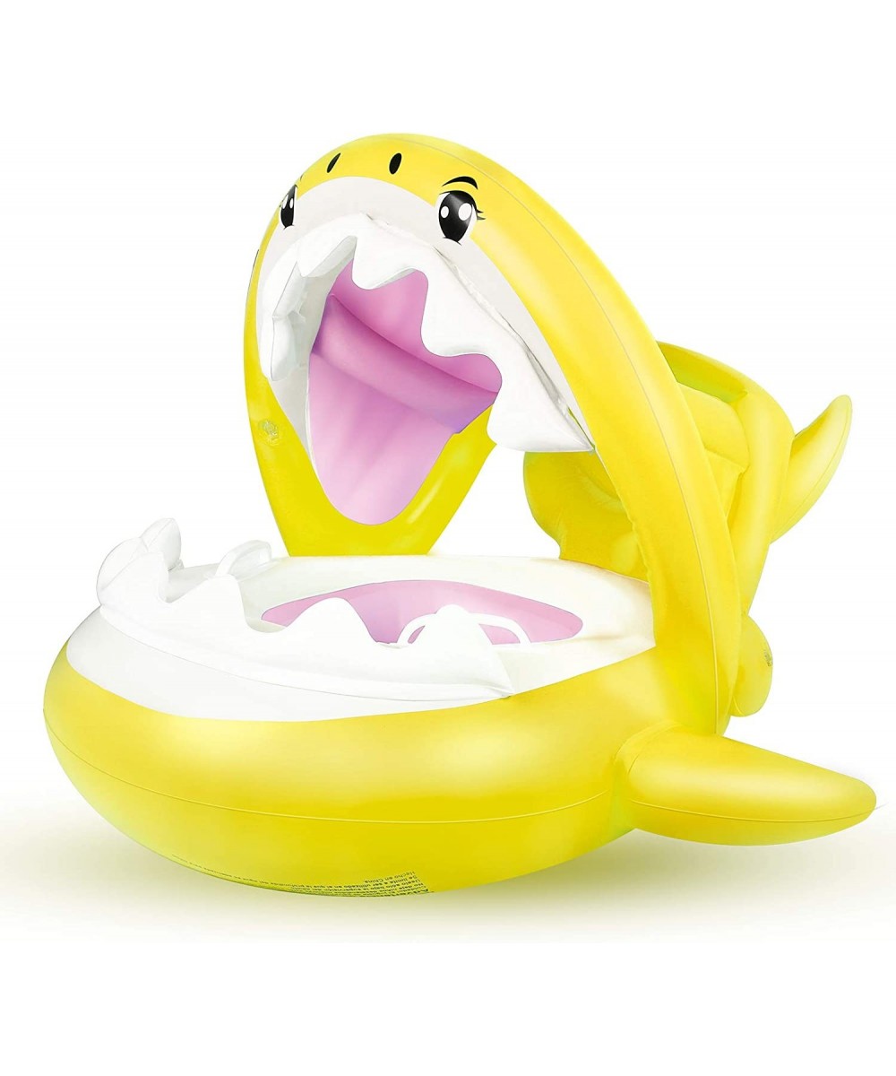 Baby Float Swimming Pool Toddler Floaties with Inflatable Canopy Shark Infant Pool Float for Kids Aged 6-36 Months $31.83 Swi...