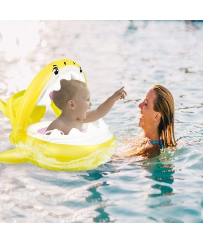 Baby Float Swimming Pool Toddler Floaties with Inflatable Canopy Shark Infant Pool Float for Kids Aged 6-36 Months $31.83 Swi...