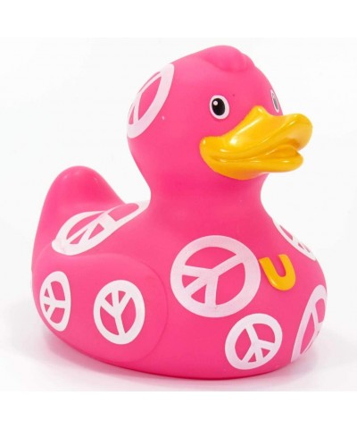 Symbol (Peace) Rubber Duck Ducks | Elegant Gift Packaging - $34.77 Miniature Novelty Toys