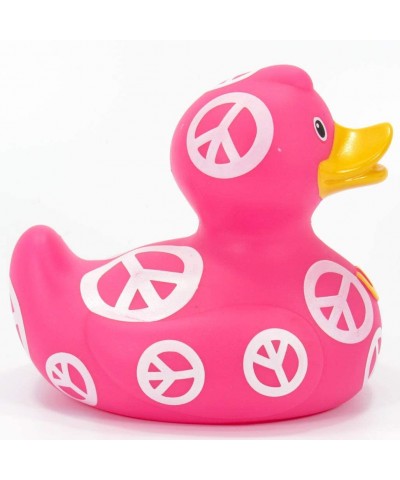 Symbol (Peace) Rubber Duck Ducks | Elegant Gift Packaging - $34.77 Miniature Novelty Toys