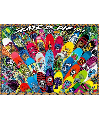 Skate or Die 1000-Piece Jigsaw Puzzle for Adults Kids | Interactive Brain Teaser Educational Toys & Games Home Activities Bui...