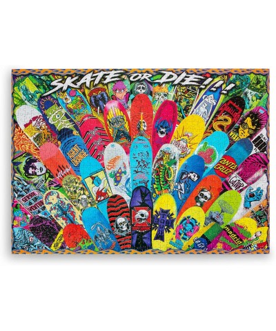 Skate or Die 1000-Piece Jigsaw Puzzle for Adults Kids | Interactive Brain Teaser Educational Toys & Games Home Activities Bui...