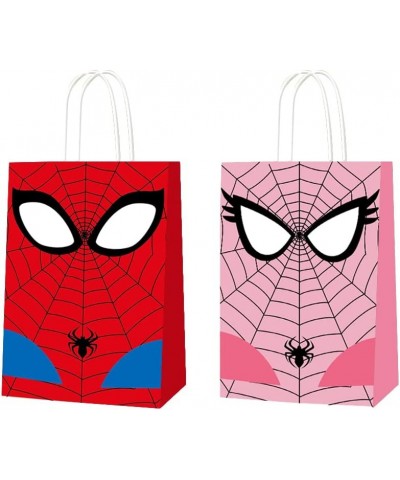 16 PCS Spider Themed Party Bags for Superhero Party Supplies Decorations $28.11 Kids' Party Hats