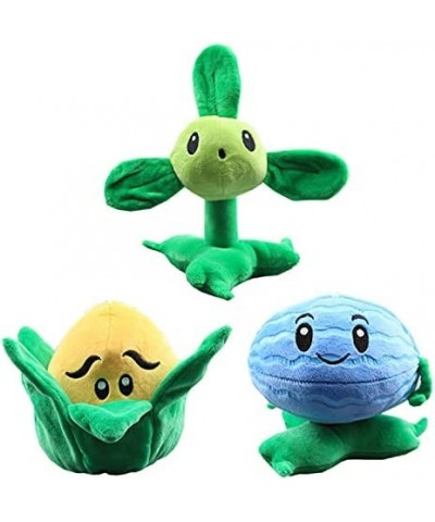 Plants Plush Toys Blover & Blue Watermelon & Corn Plushies Figure Stuffed Dolls Set of 3 Pieces $44.35 Plush Figure Toys