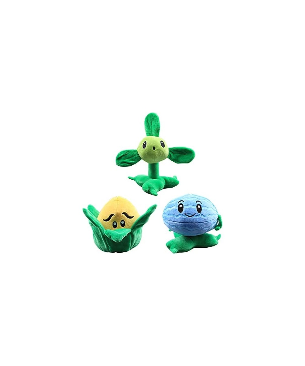 Plants Plush Toys Blover & Blue Watermelon & Corn Plushies Figure Stuffed Dolls Set of 3 Pieces $44.35 Plush Figure Toys