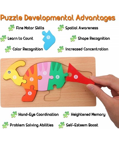 Toddler Puzzles for Kids Ages 3-5 Dinosaur Puzzle 5-Pack | Montessori Toys for 3 Year Olds | Toddler Toys Age 2-4 Gifts for 3...