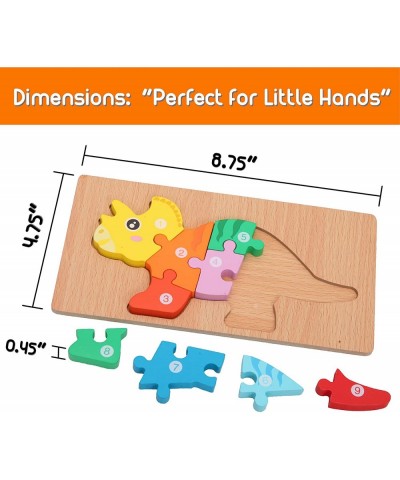 Toddler Puzzles for Kids Ages 3-5 Dinosaur Puzzle 5-Pack | Montessori Toys for 3 Year Olds | Toddler Toys Age 2-4 Gifts for 3...