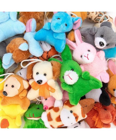 32 Pack Small Stuffed Animals Mini Plush Animal Toys Set - Cute Keychains Set Party Favors Goodie Bag Fillers Carnival Prizes...