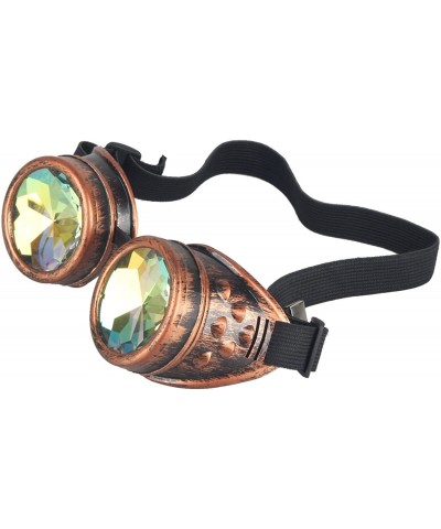 Kaleidoscope Rave Rainbow Crystal Lenses Vintage Goggles Glasses $26.33 Prisms & Kaleidoscopes