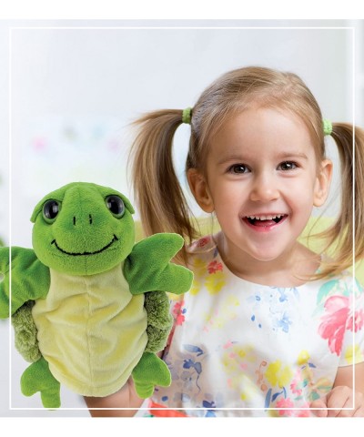 DolliBu Sea Turtle Plush Hand Puppet for Kids - Soft Plush Stuffed Animal Hand Puppet Toy Puppet Show Games Puppet Theaters f...