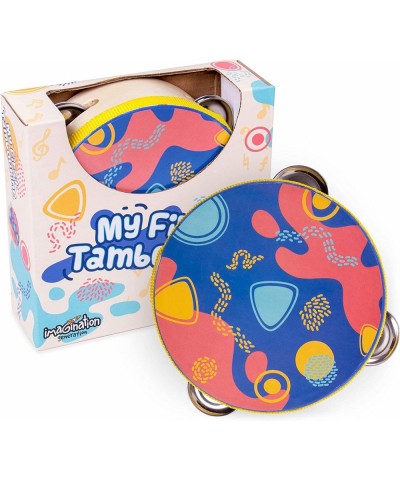 My First Tambourine | Kids Mini Musical Instrument Wooden Toy | Helps Children Learn Rhythm Dynamics and Tempo | Interactive ...