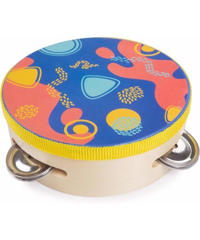 My First Tambourine | Kids Mini Musical Instrument Wooden Toy | Helps Children Learn Rhythm Dynamics and Tempo | Interactive ...