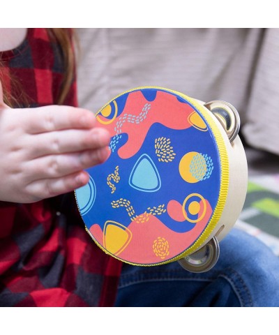 My First Tambourine | Kids Mini Musical Instrument Wooden Toy | Helps Children Learn Rhythm Dynamics and Tempo | Interactive ...