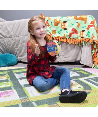 My First Tambourine | Kids Mini Musical Instrument Wooden Toy | Helps Children Learn Rhythm Dynamics and Tempo | Interactive ...