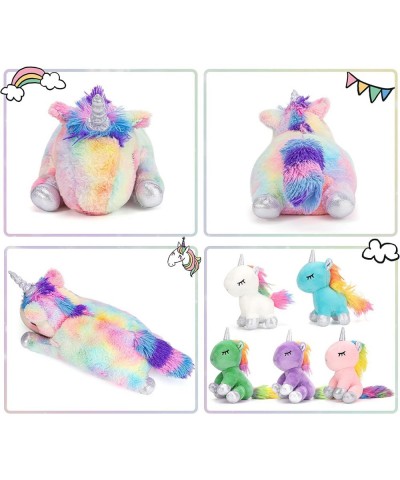 19inch Unicorn Stuffed Animals Mommy Unicorn Plush with 5 Colorful Baby Unicorns Gifts Toys for Girls Rainbow Pillows Plushie...