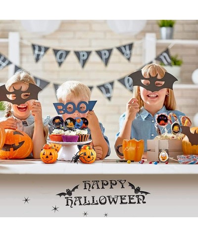 500 PCS Halloween Stickers Pumpkin Stickers 1.57 inch LargeHalloween Self Adhesive Gift Tags for Kids 8 AlternatingDesigns Pu...