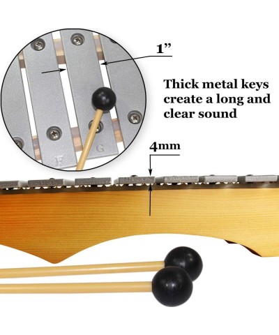 Glockenspiel Xylophone 15 Notes - Kids Sheet Music Book - 34 Easy Play Songs for Xylophone $81.03 Kids' Musical Instruments