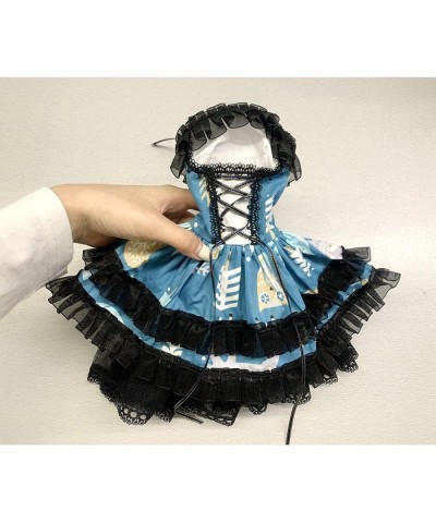 Handmade Girl Doll Dress Set Party Dress with Hair Accessories /3 Doll 60cm Doll Costume Black $47.57 Doll Accessories