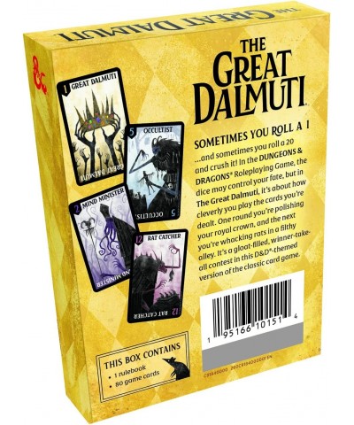 The Great Dalmuti: Dungeons & Dragons | D&D Card Game | 4–8 Players | Ages 8+ $19.03 Card Games