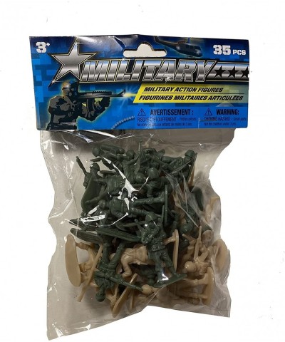 Army Men Action Figures - Green/Tan - 35 pcs $19.41 Action Figures