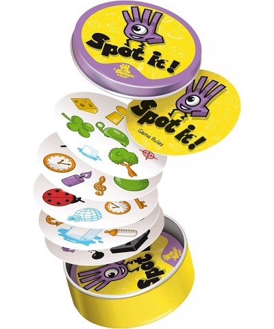 Spot It! Classic Card Game | Game for Kids | Age 6+ | 2 to 8 Players | Average Playtime 15 Minutes | Purple and Yellow Packag...