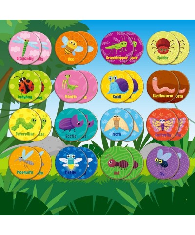 Matching Game - 16 Pairs Bug Insect Memory Games for Kids 3 and Up Toys for 3 Year Old Boys Non Toxic Preschool Learning Acti...