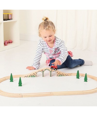 Three Arch Bridge - Other Major Wooden Rail Brands are Compatible $49.01 Toy Vehicle Playsets