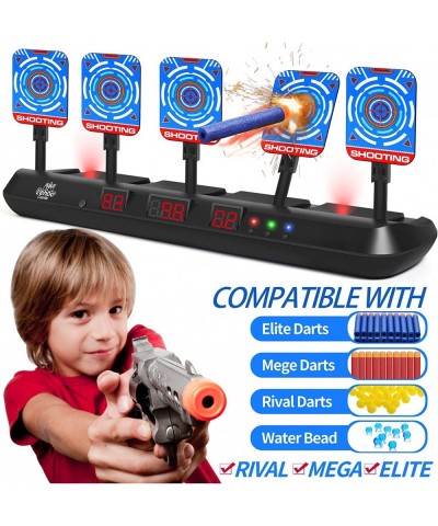 Upgraded Shooting Targets Games for Kids 5 Targets Shooting Games for Nerf Gun Digital Scoring Guns Target Electronics Shooti...