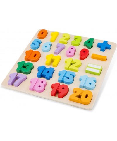 Number Puzzle Educational Wooden Toys for 2 Year Old Boy and Girl Toddlers Learn How to Count $30.44 Pegged Puzzles