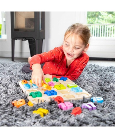 Number Puzzle Educational Wooden Toys for 2 Year Old Boy and Girl Toddlers Learn How to Count $30.44 Pegged Puzzles