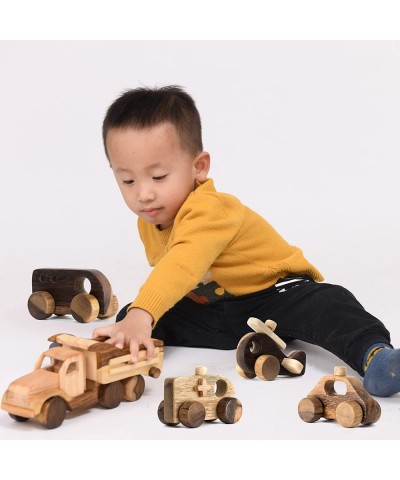 Unpainted Wooden Cars Vehicle Set for Toddler Handmade in Vietnam (Toy Vehicle Playsets) $54.40 Toy Vehicle Playsets