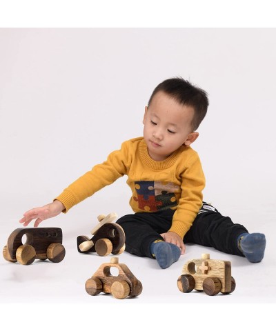 Unpainted Wooden Cars Vehicle Set for Toddler Handmade in Vietnam (Toy Vehicle Playsets) $54.40 Toy Vehicle Playsets