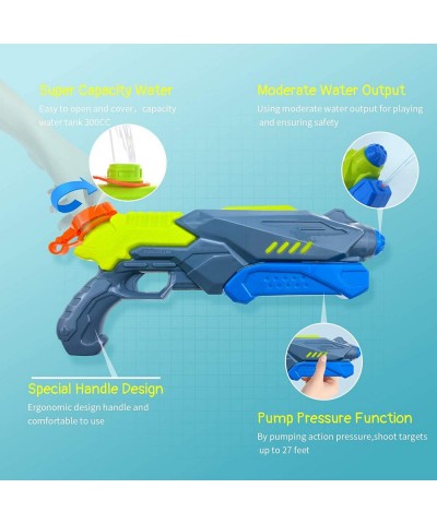 Water Guns for Kids 2 Pack Squirt Gun Super Water Soaker Blaster 600CC Capacity with 27 Ft Shooting Range Water Toy for Boys ...